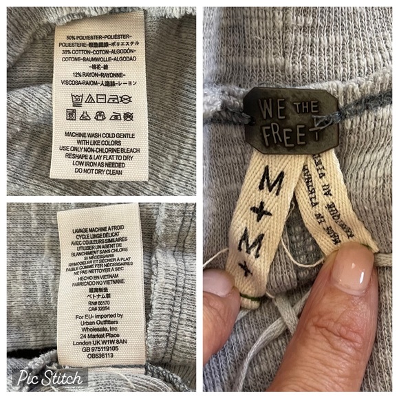 Free People, We The Free, Split Back Turtleneck Top | Size M - Picture 3 of 8